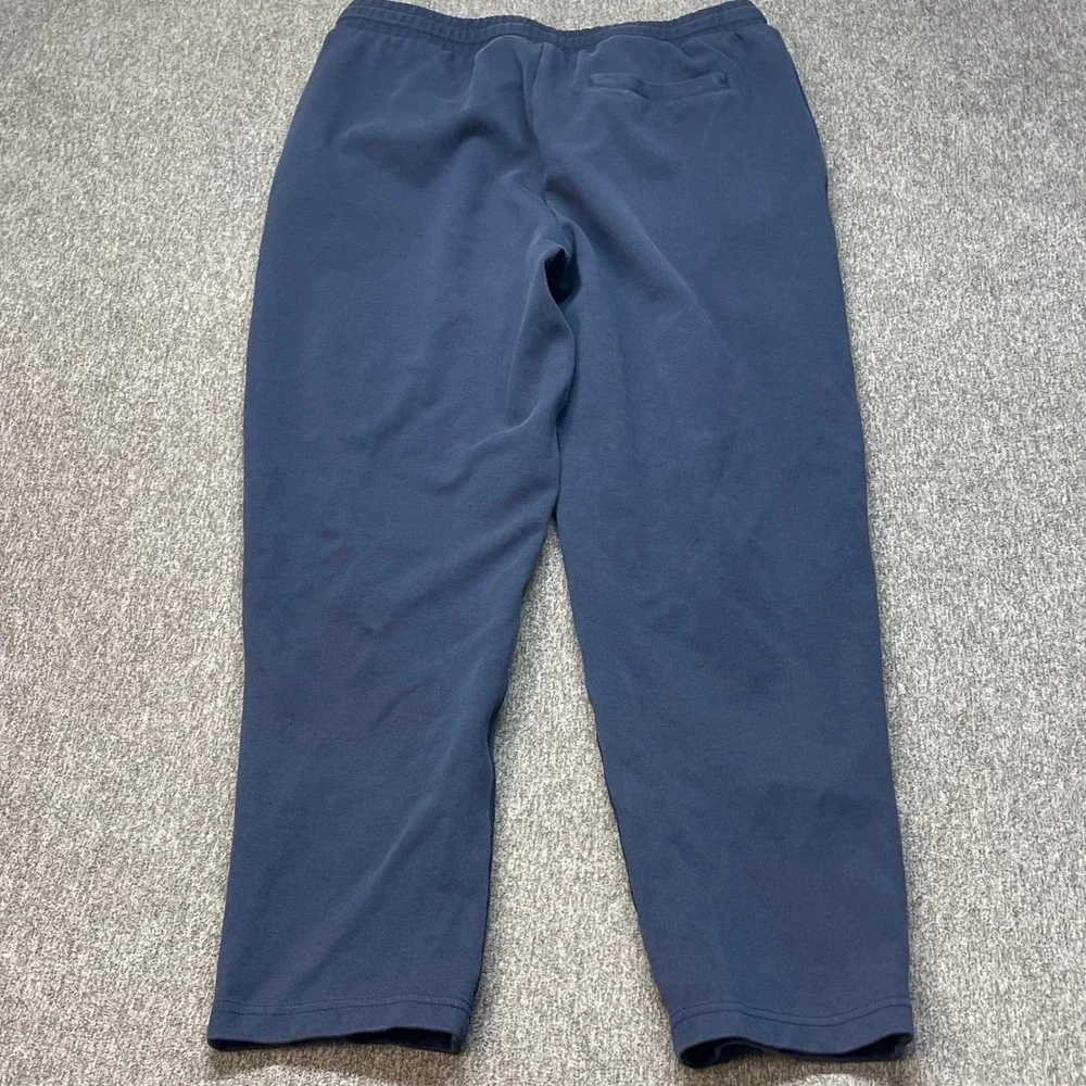 Armani Exchange Mens Navy Blue Embossed Logo Jogger Sweatpants Large